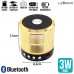 Caixa de Som Bluetooth 3W LES-887 Lehmox - Dourada